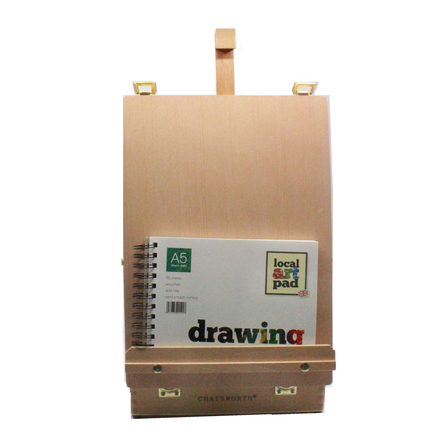 wooden storage box easel adaptable for any artist