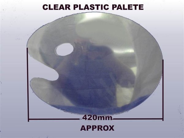 Large Clear Kidney Palette