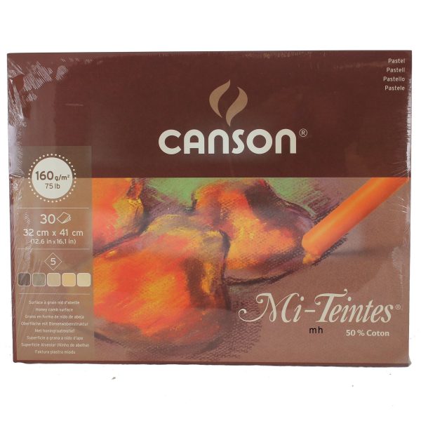 Canson Artists Large pastel paper pad Mi Teintes earth tones tones