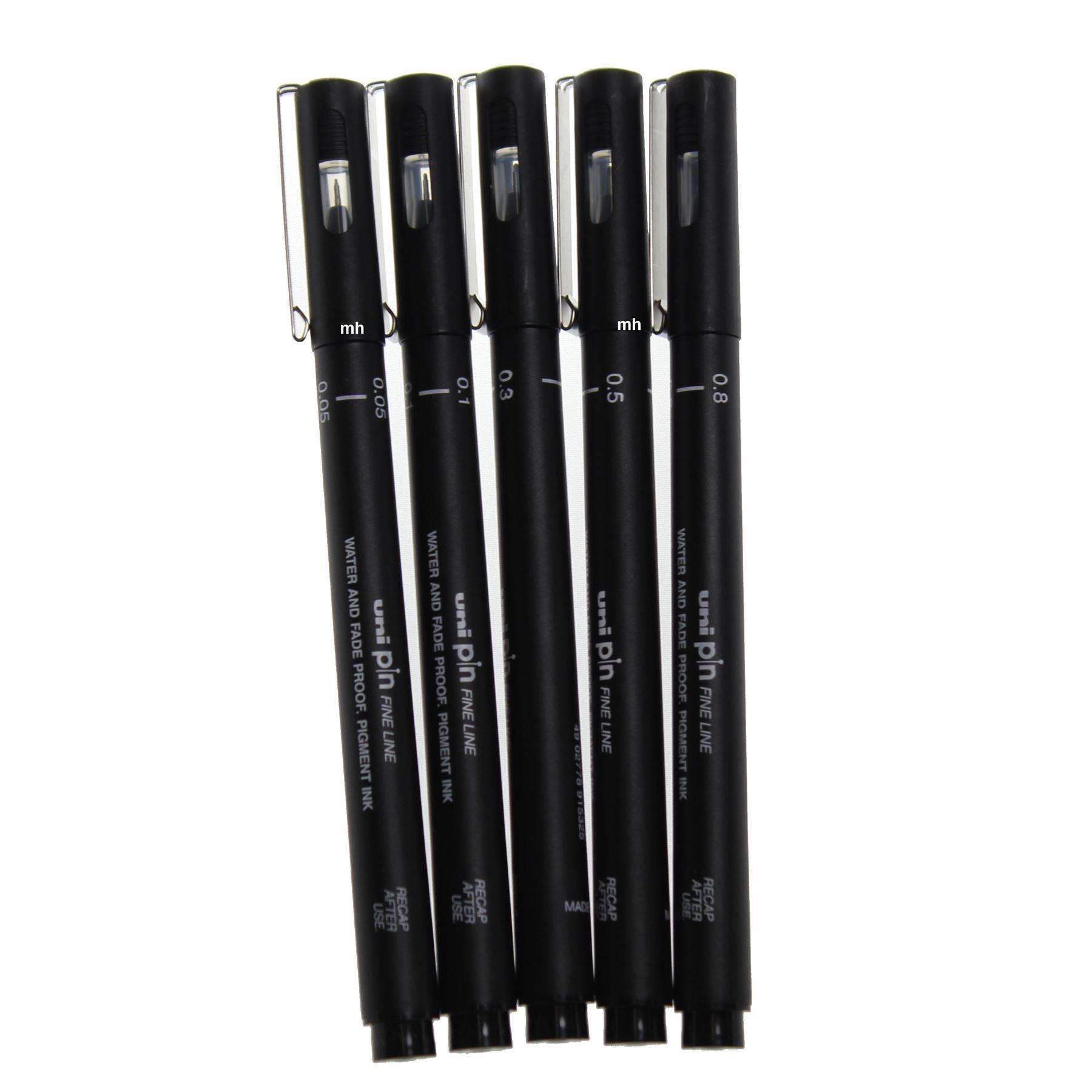 Mitsubishi Uni-Ball Fine Line Uni Pin pen set