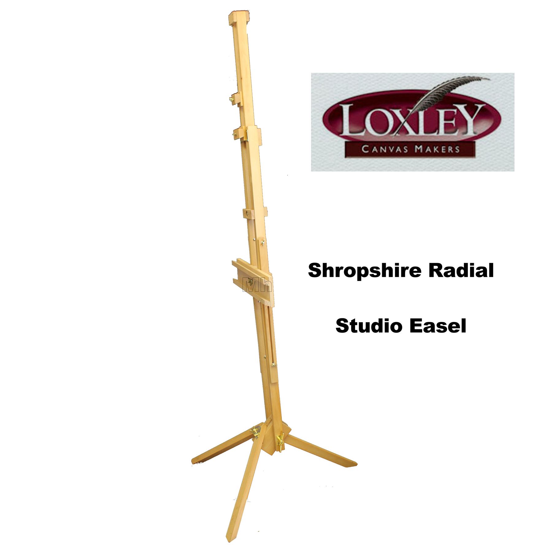 Loxley Shropshire Radial Studio Painting and Drawing Artists Wooden Easel EL-690