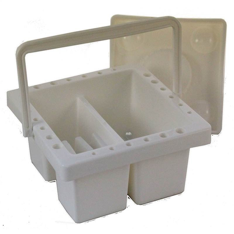 Loxley's artists brush Bath wash Square white plastic to clean, clean zones