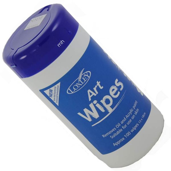 Loxley artists wipes clean oil acrylic watercolour paints off approximately hundred
