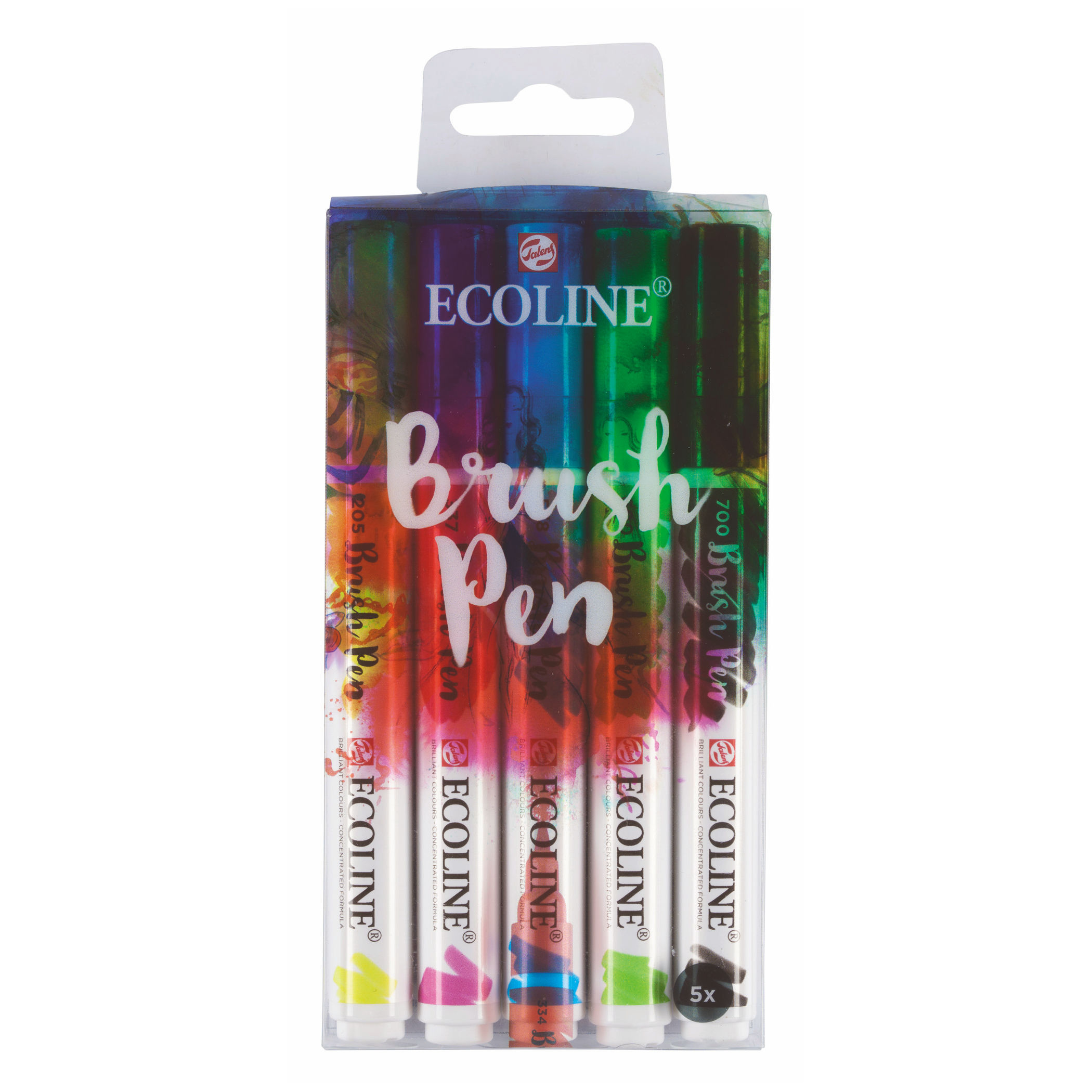 watercolor brush pens assorted colors