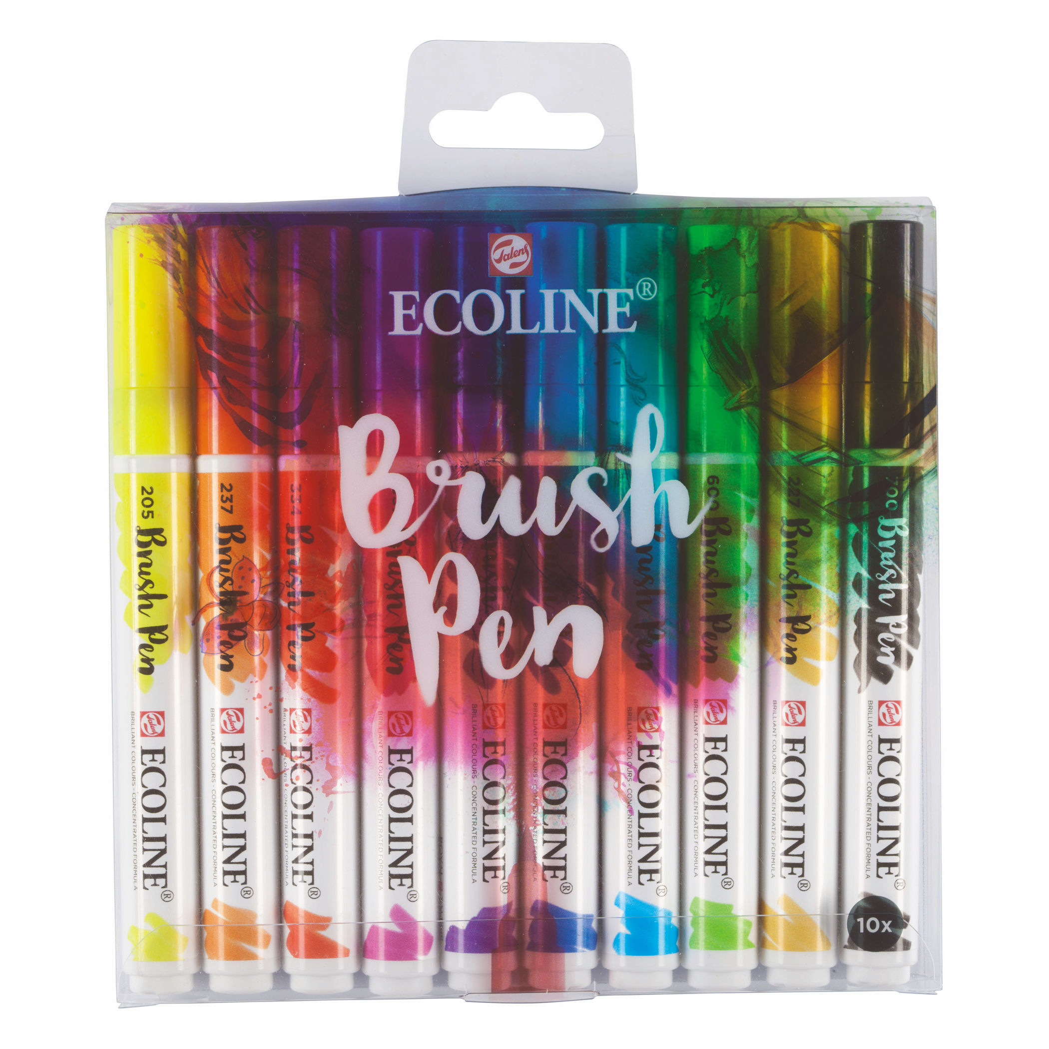 watercolour brush markers ecoline pens sets