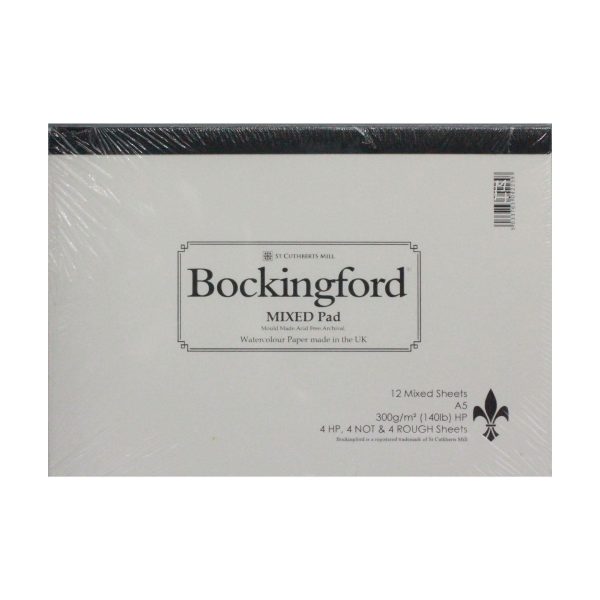 Bockingford watercolor paper pad A5 300gsm 140lbs