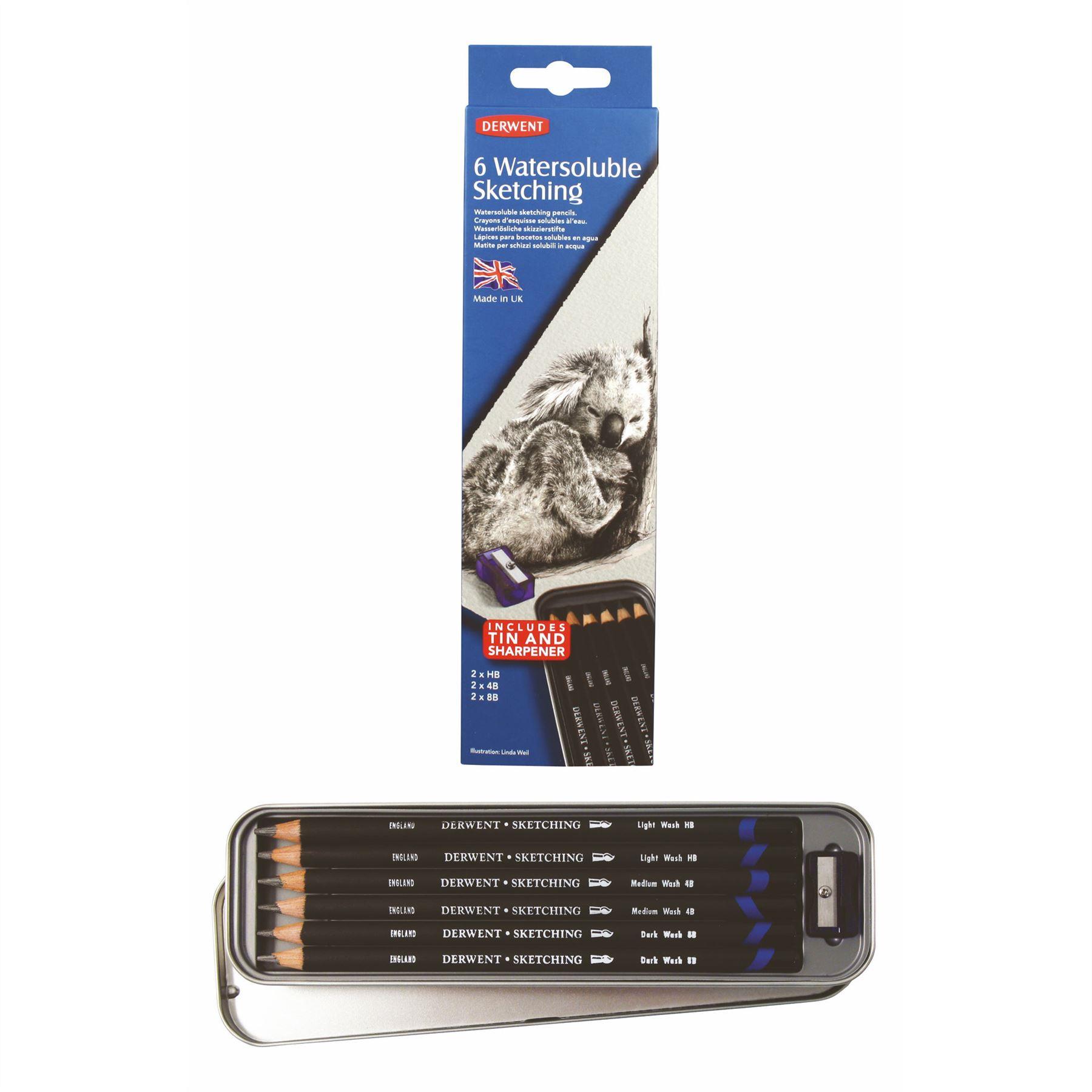 derwent sketching pencil HB, 2B and 4B