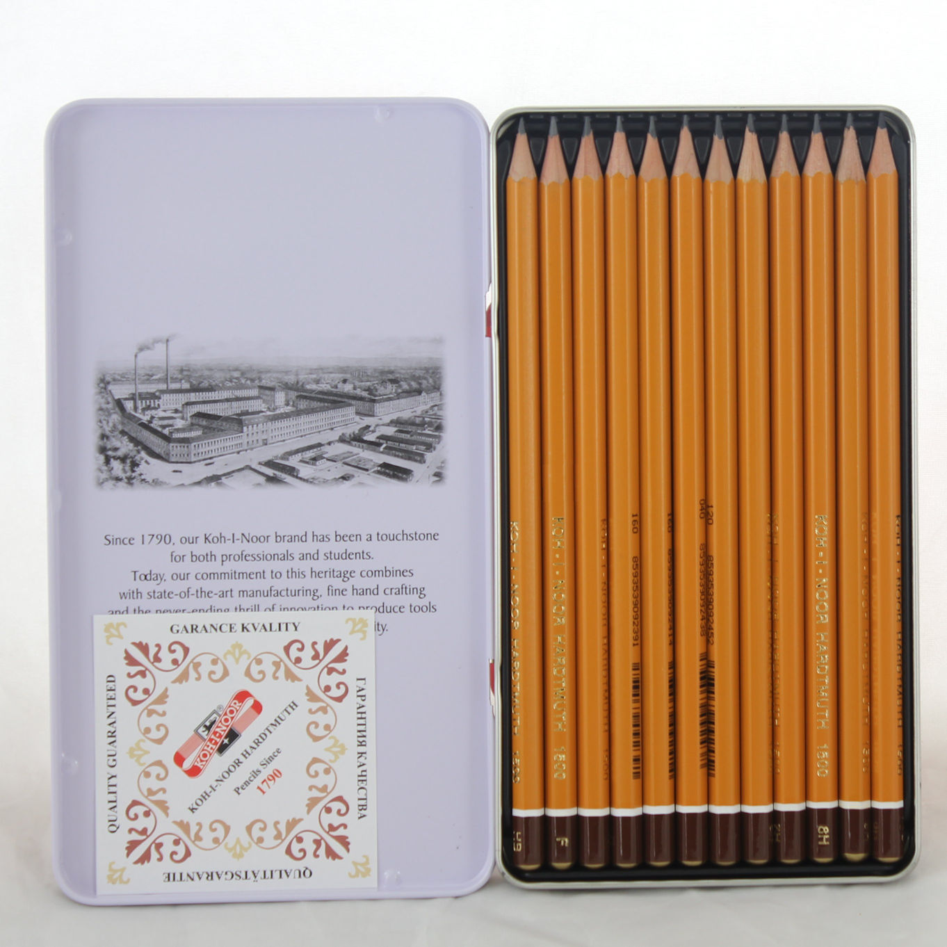 art pencil graphite set Hard grade H pencils Koh-I-Noor