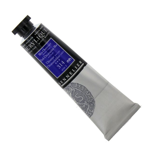 Acrylic Paint 60ml Tube - 314 Dark Ultramarine Blue Series 2