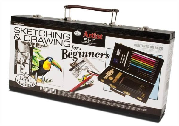 drawing beginners starter set royal & langnickel colour graded graphite pencils