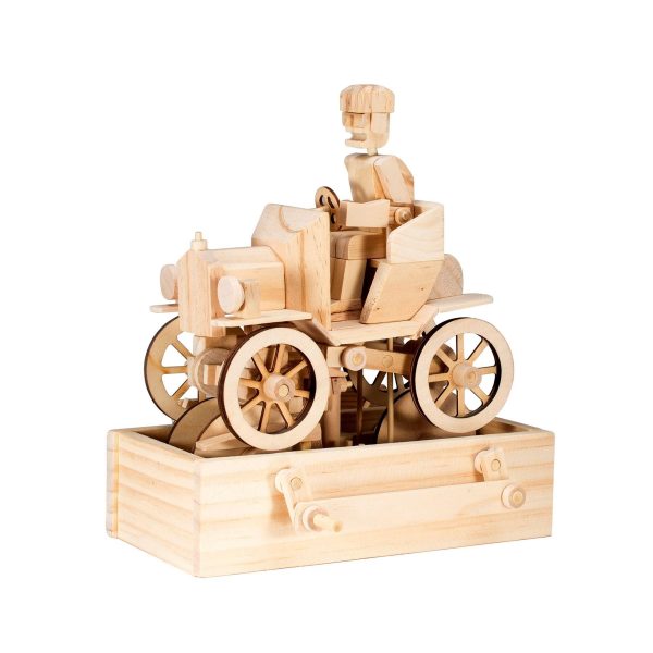 Timberkits Vintage Car wooden model flatpack kit