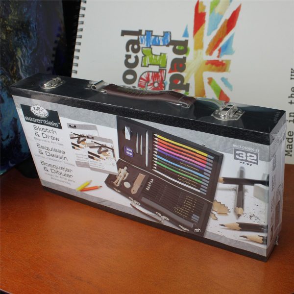 sketch beginners wooden box set royal & Langinickel rset-ds3000