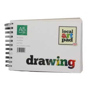 Local Art Shops own UK made 190gsm drawing pad Local Art Pad