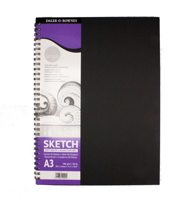 Daler Rowney simply A3 spiral bound drawing pad
