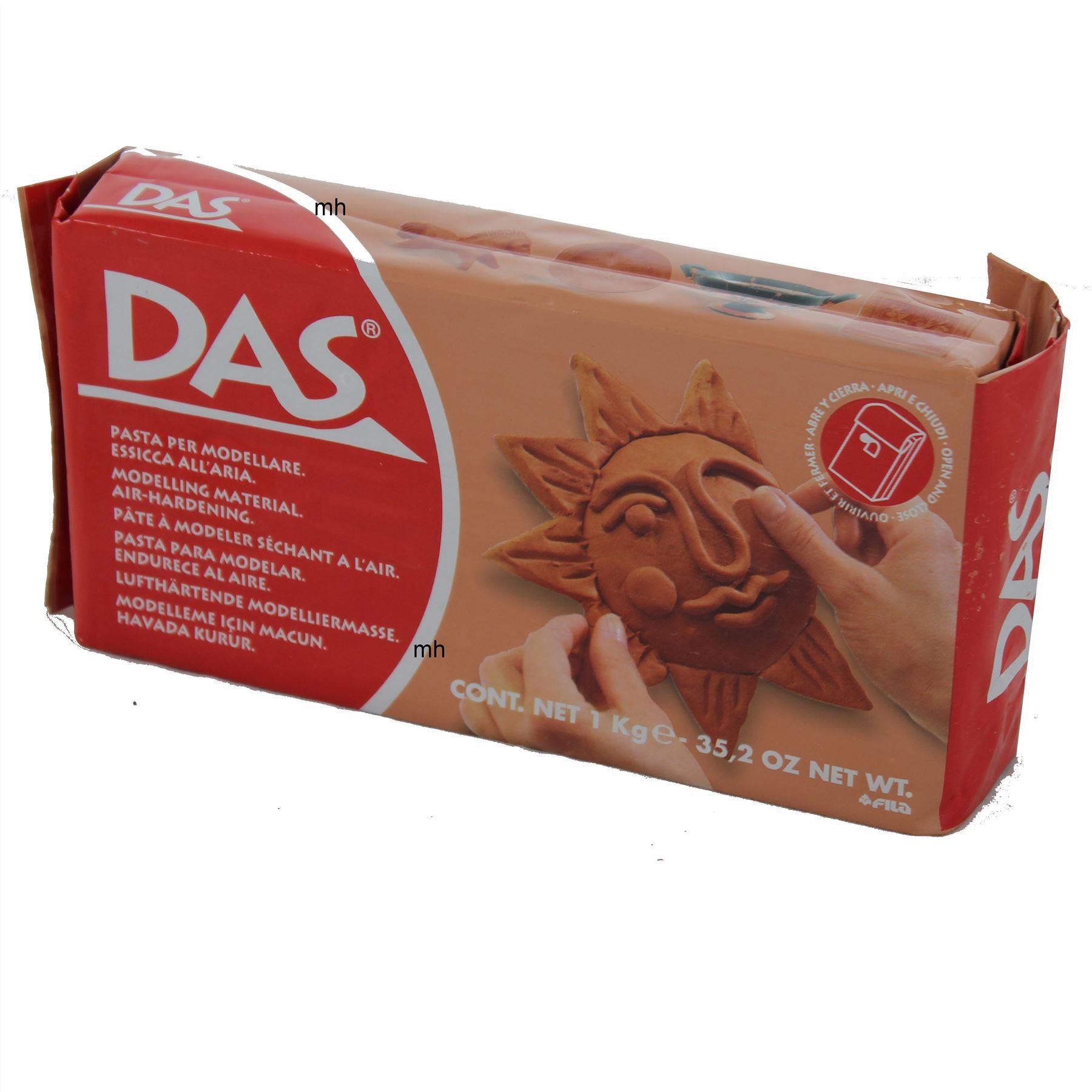 Das Terracotta modelling Material air drying clay 980g Net 1kg