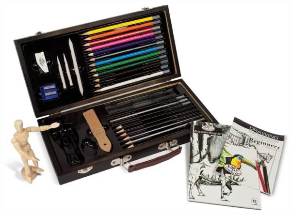 drawing ideas guild book lots of pencils paper manikin  local art shop