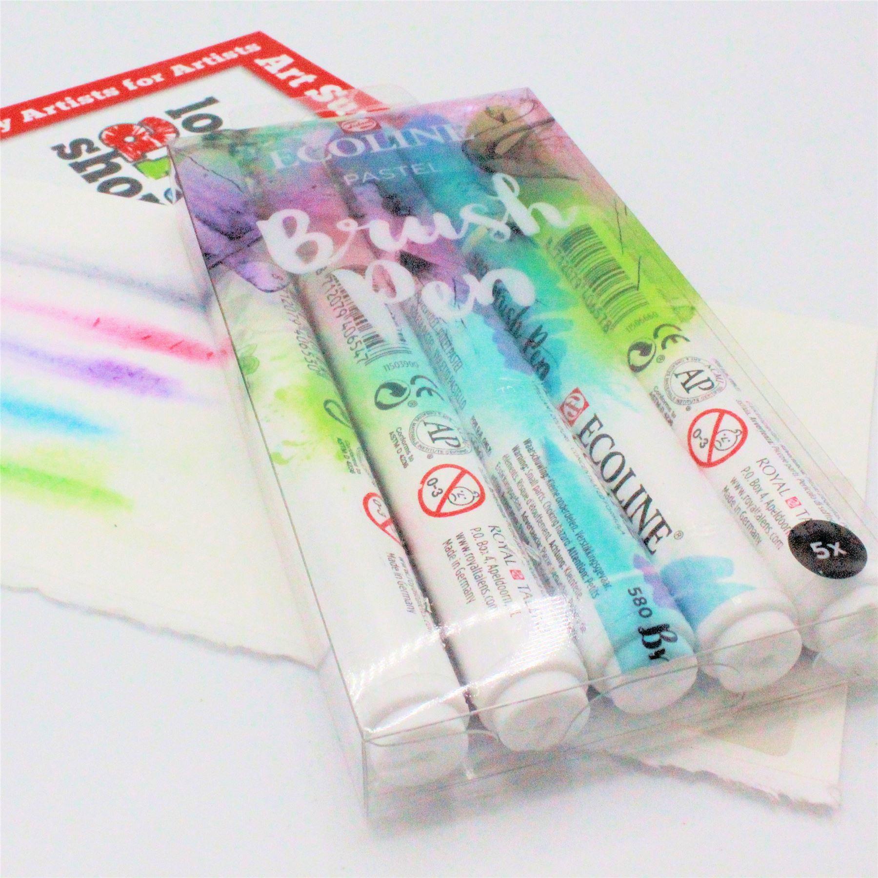 Ecoline pastel brush pen 5 colors