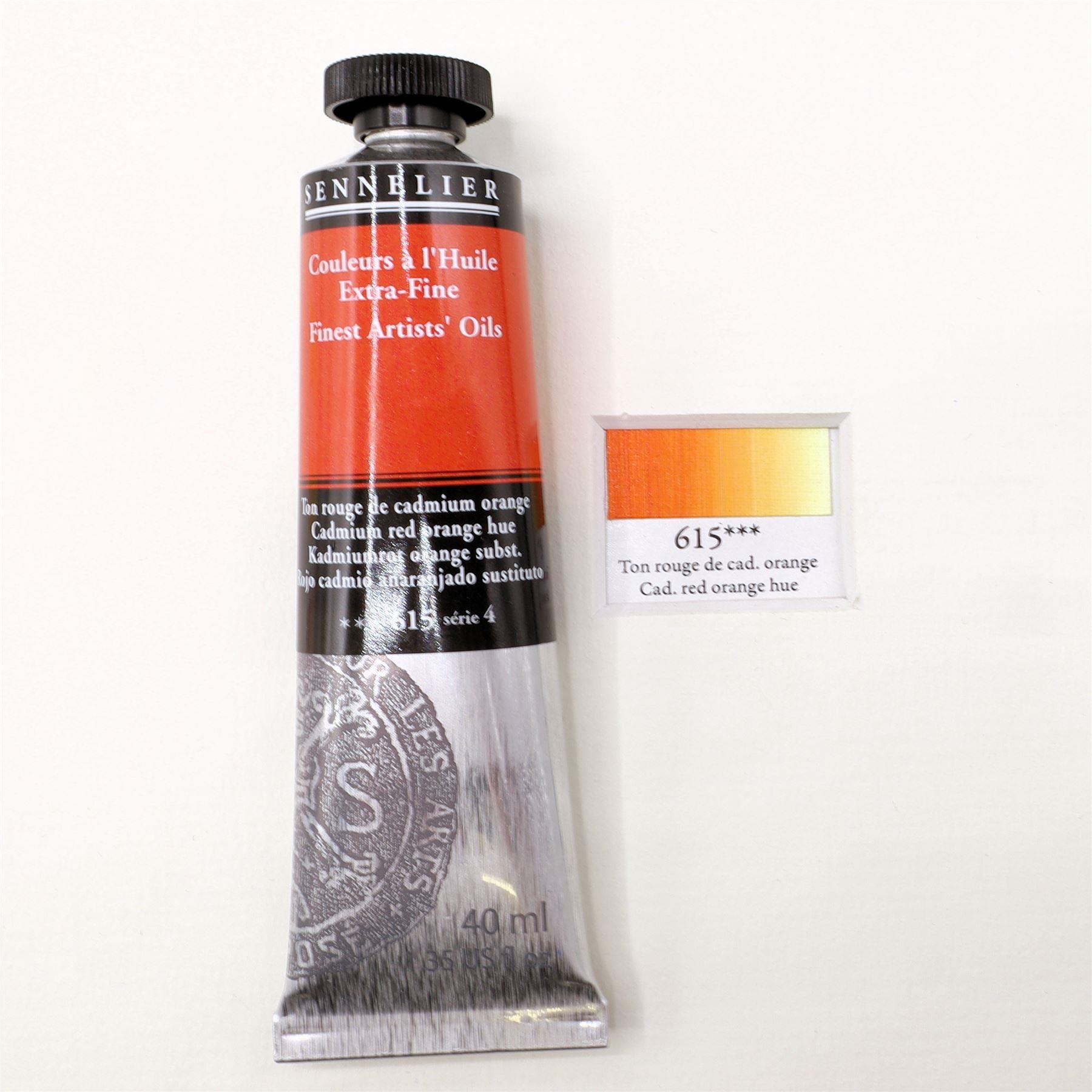 Sennelier 40ml Artist Oil Cad Red Orange Hue