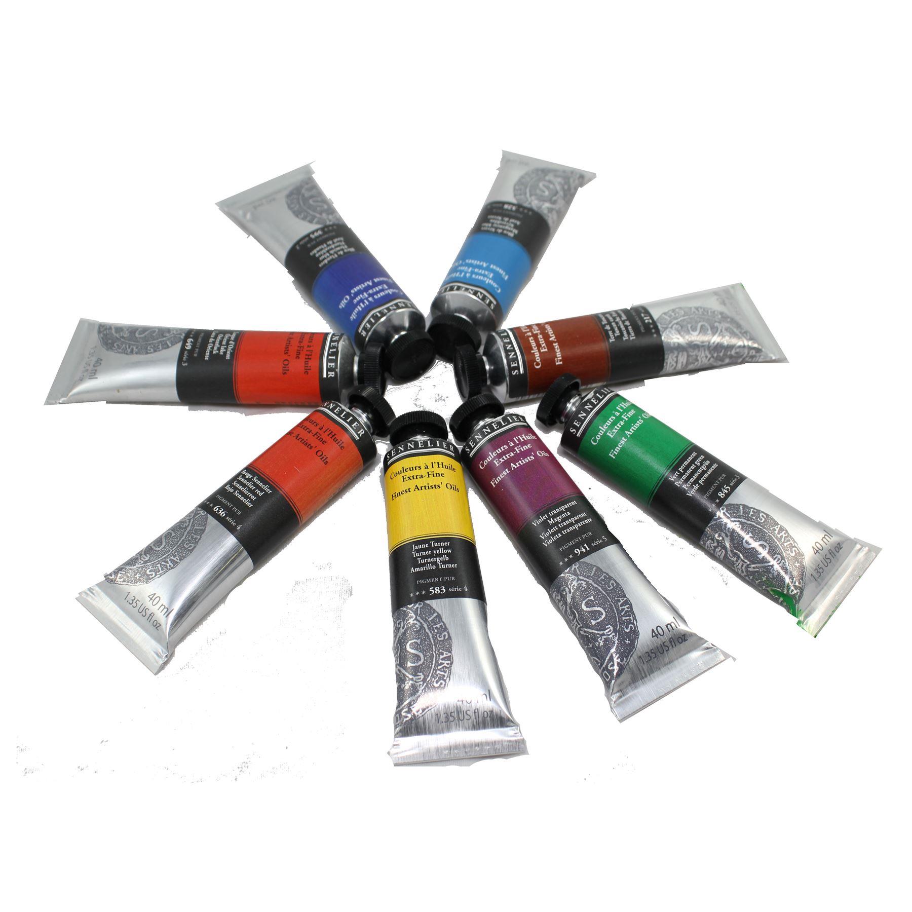 Sennelier Fine Art Oil Paint Set 8 x 40ml tubes