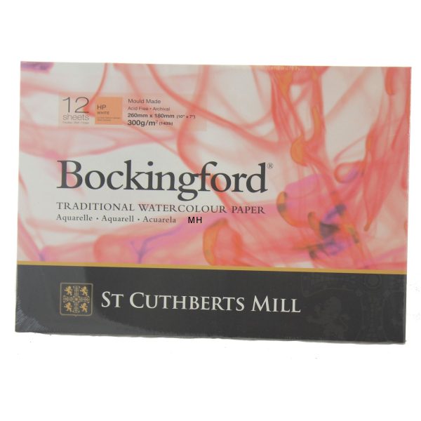 Bockingford Hot press watercolour paper pad 10 x 7