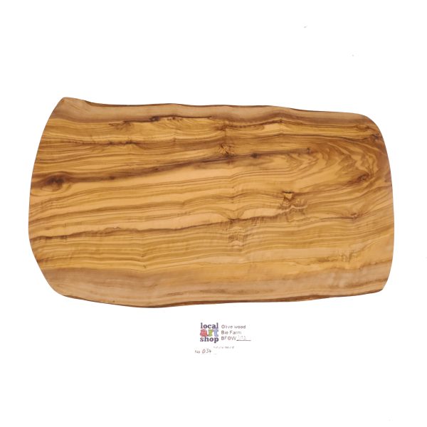 Olive wood natural chopping service board standard 37 cm to 40 cm long