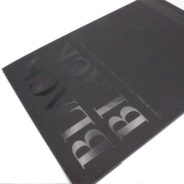 Cover blacl black by fabriano A4 drawing paper pad