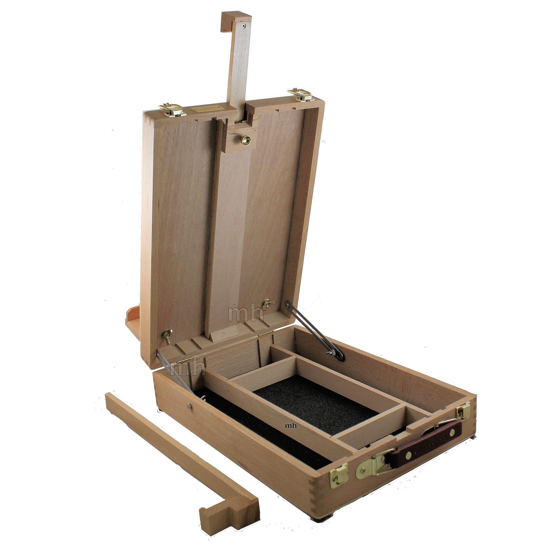 Daler Rowney artists Edinburgh Wooden Box Table Easel and storage