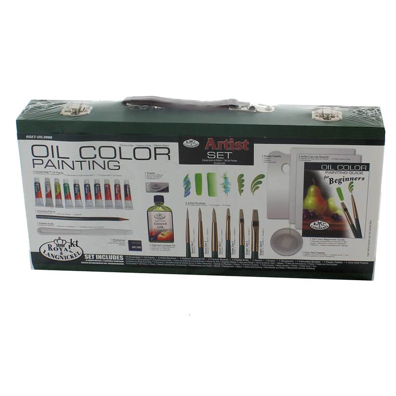 Royal and Langnickel Oil Color Painting Artist Set for Beginners  (RSET-OIL3000) (RSET-OIL3000)