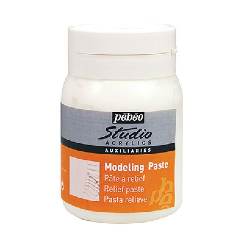 Pebeo Studio Acrylic Auxiliaries Modeling Relief Paste Relief 1000ml