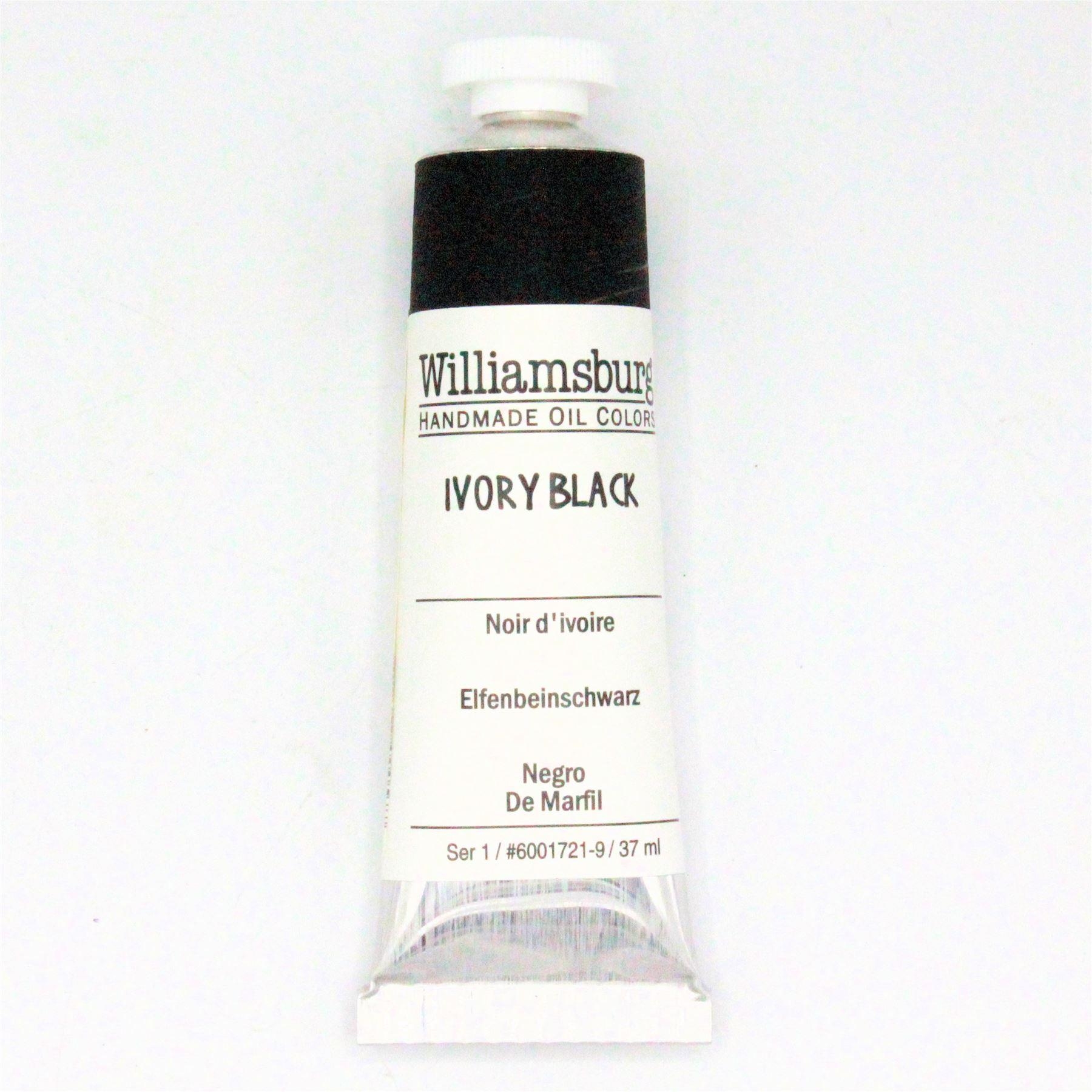 Williamsburg handmade oil colour 37ml Ivory Black