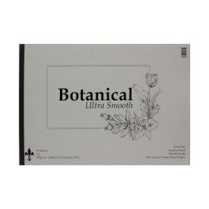 rk burt botanical watercolour hotpress paper pad A3 10 sheets