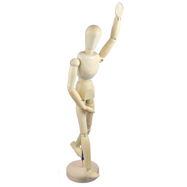 Jaker 12 inch jointed wooden mannequin for artists