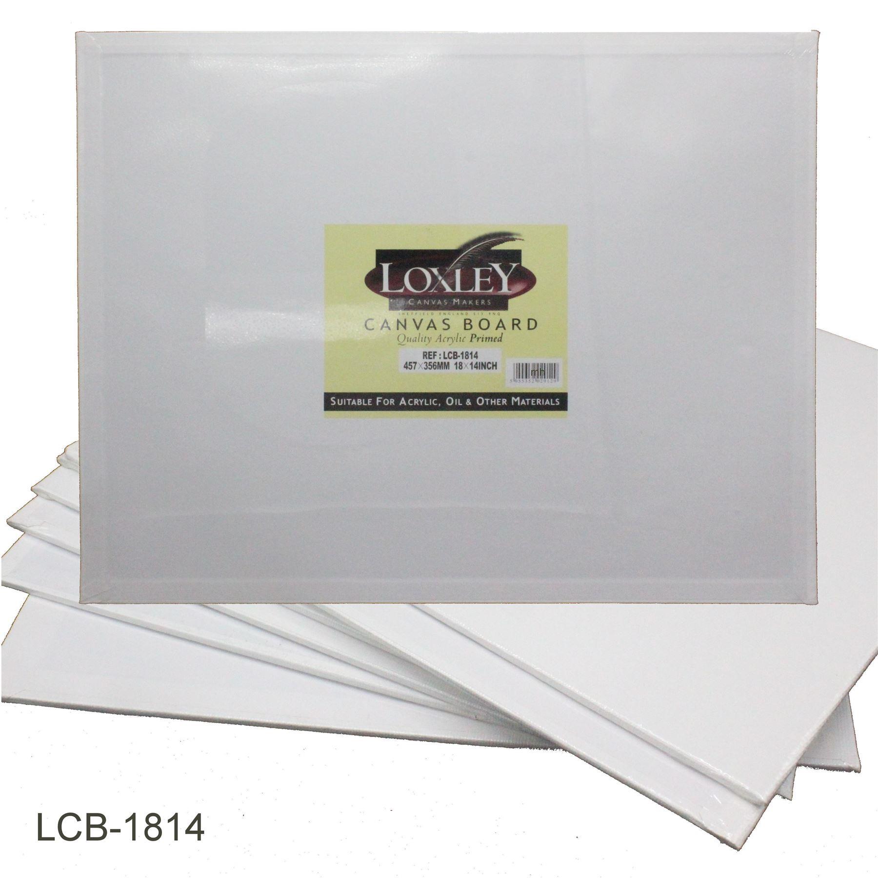Loxley Double Primed Acrylic Canvas Board 18" x 14"
