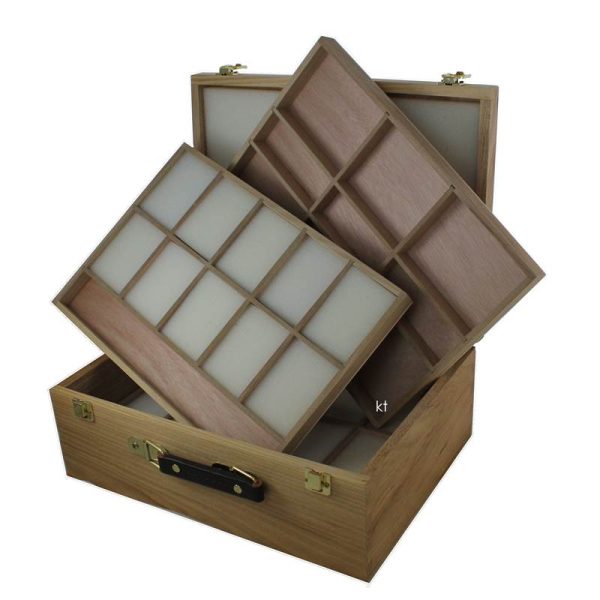 Langsett Wooden Pastel Box
