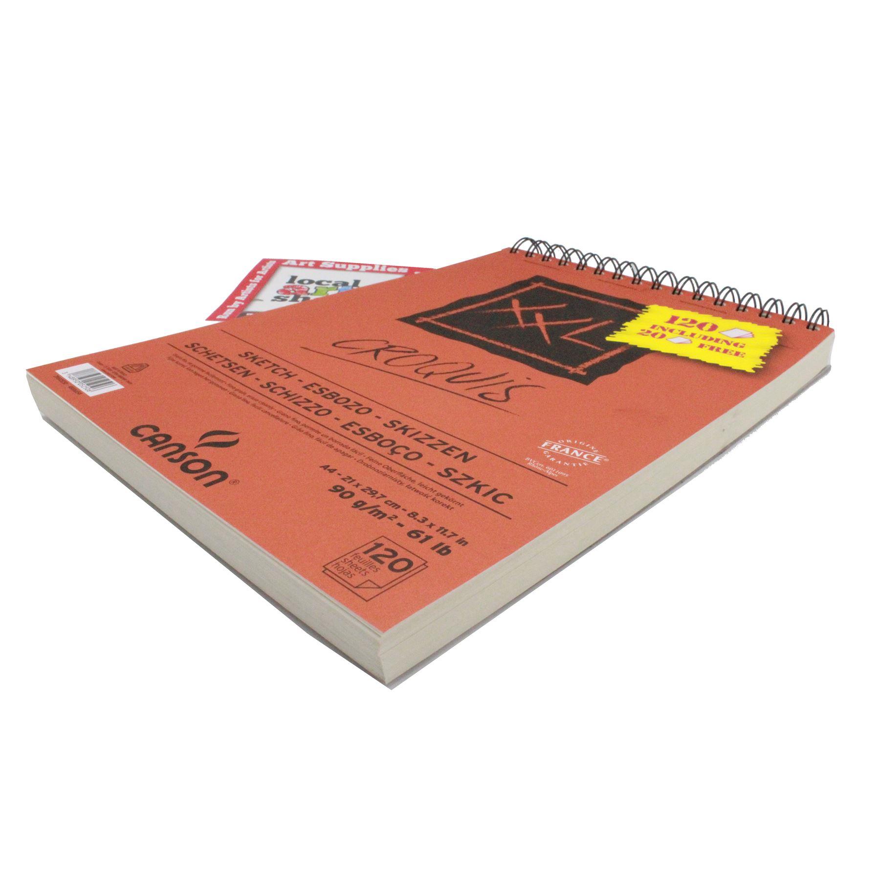 canson drawing pad spiral bound A4 60 pages