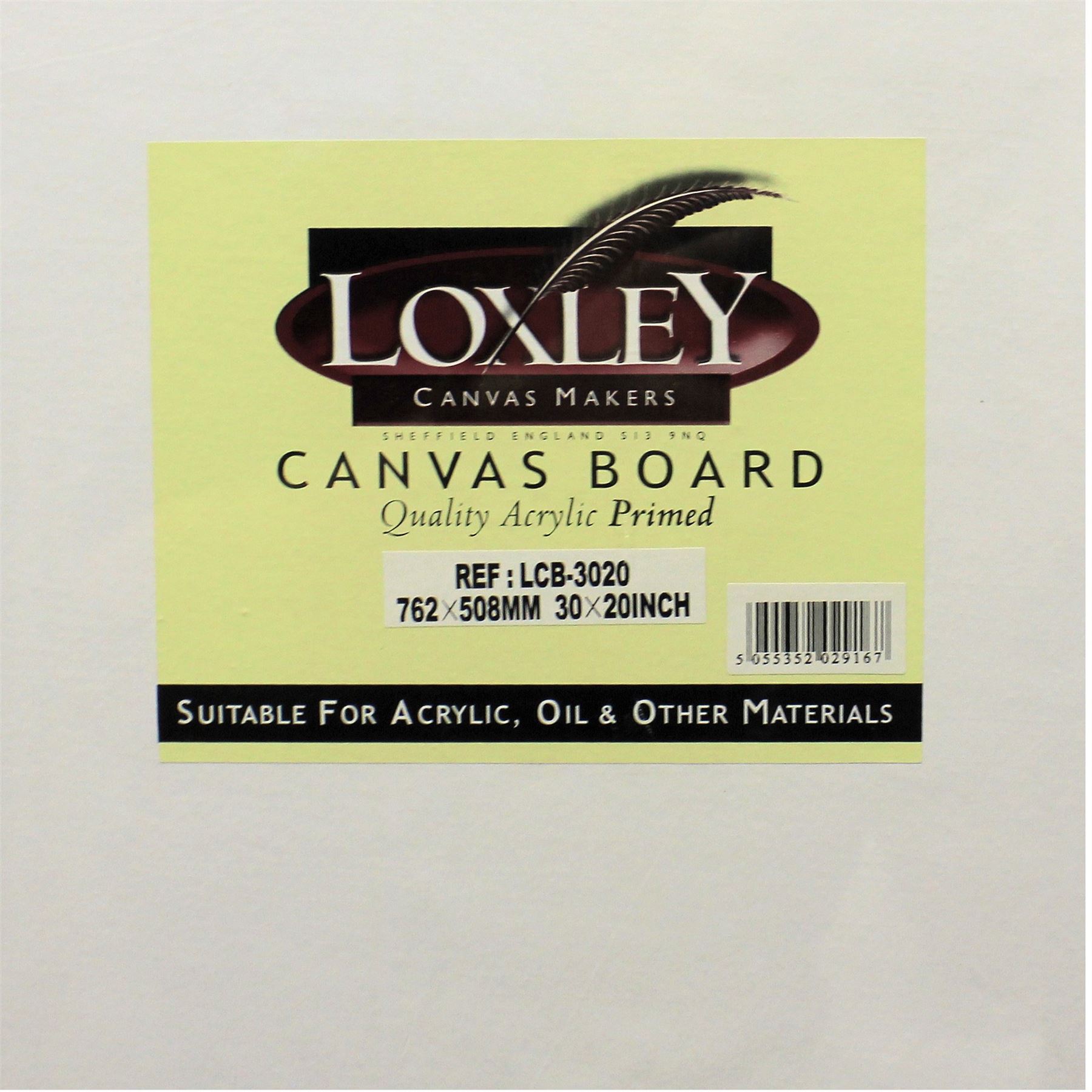 canvas board 30" x 20" loxley