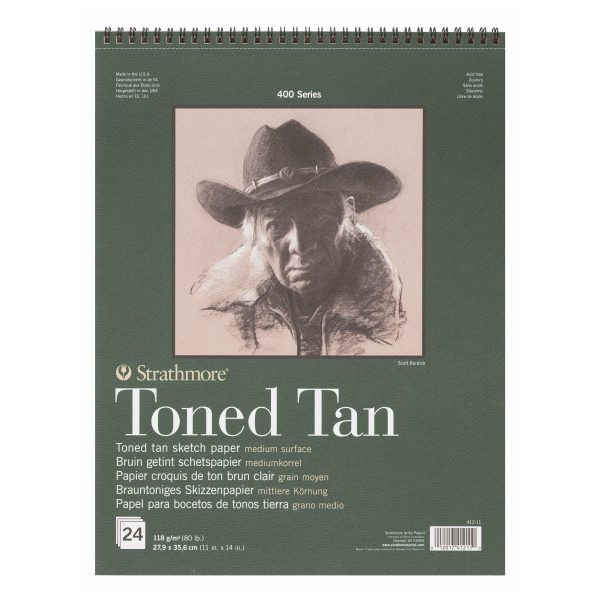 tan tone paper pad Strathmore 400 series