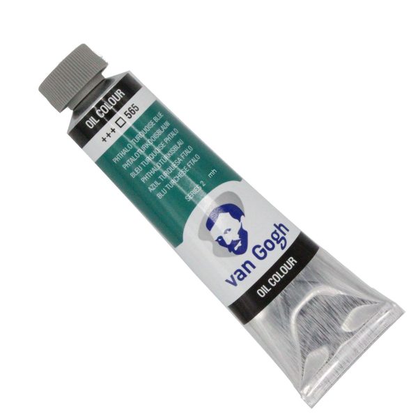 Royal Talens Van Gogh Oil Paint 40ml Phthalo Turquoise Blue 565