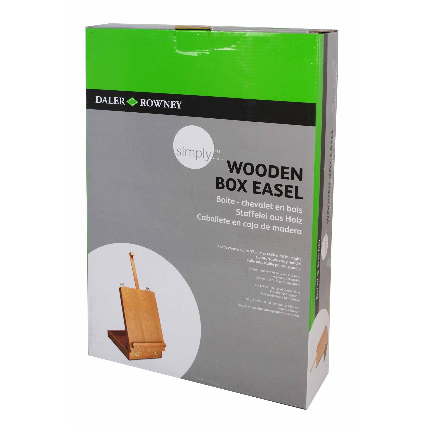 daler simply wooden box easel