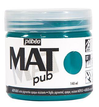 Pebeo Mat Pub acrylic paint 140ml duck green