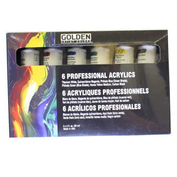 Golden Heavy Body Professional tubes of acrylic paint