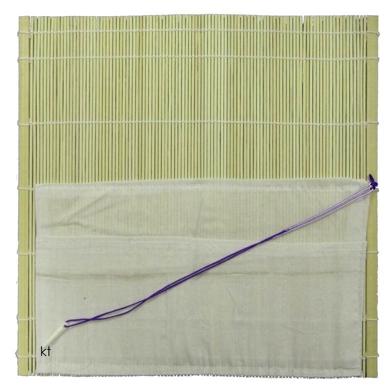 Loxley artist bamboo brush roll store paintbrushes