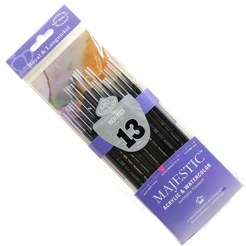 Royal & Langnickel majestic acrylic watercolour brush set