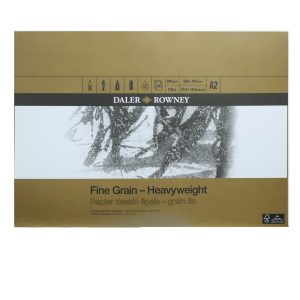 Daler Rowney A2 Fine Grain Heavy Weight Paper Pad 200gsm