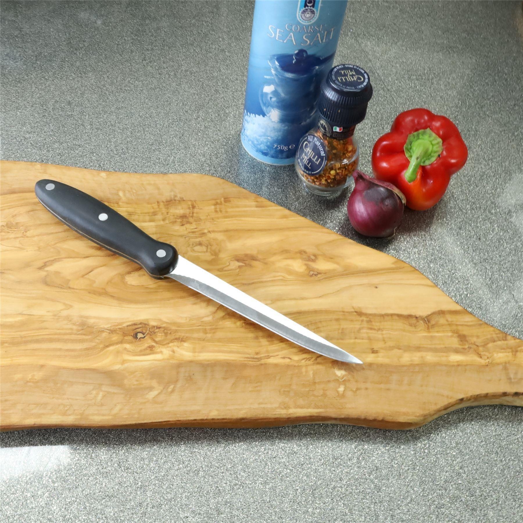Olive wood natural board with handle 014