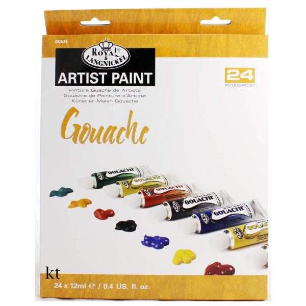 Royal and Langnickel essentials gouache artist paint 24 tube