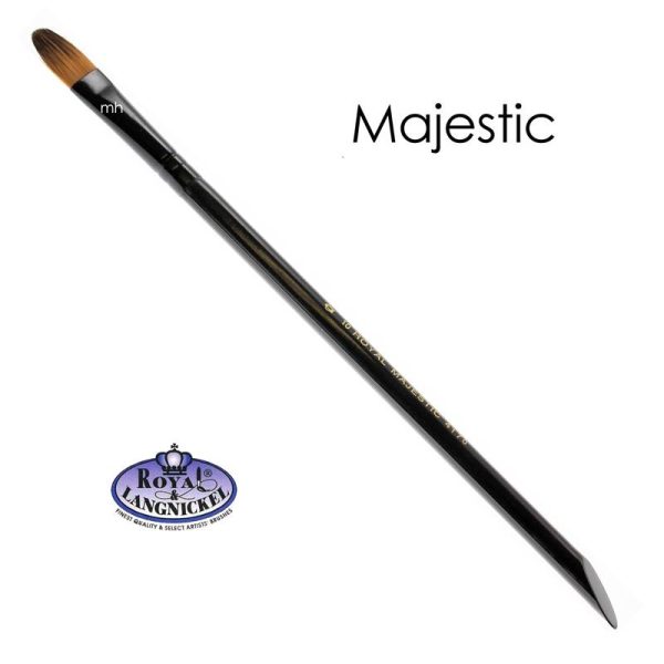 The majestic #10 Filbert Brush from Royal and Langnickel