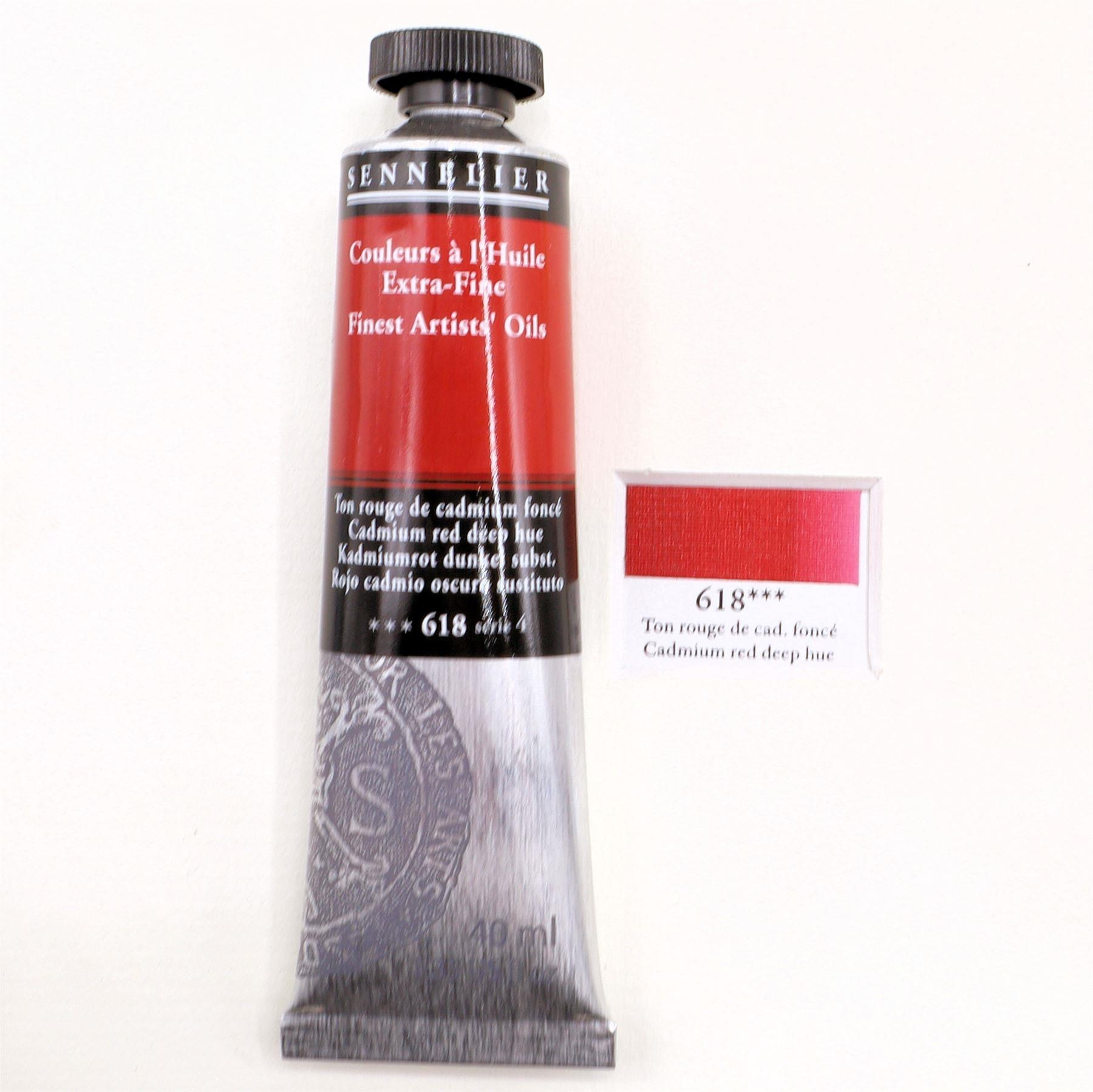 Sennelier 40ml Artist Oil Cad Red Deep Hue