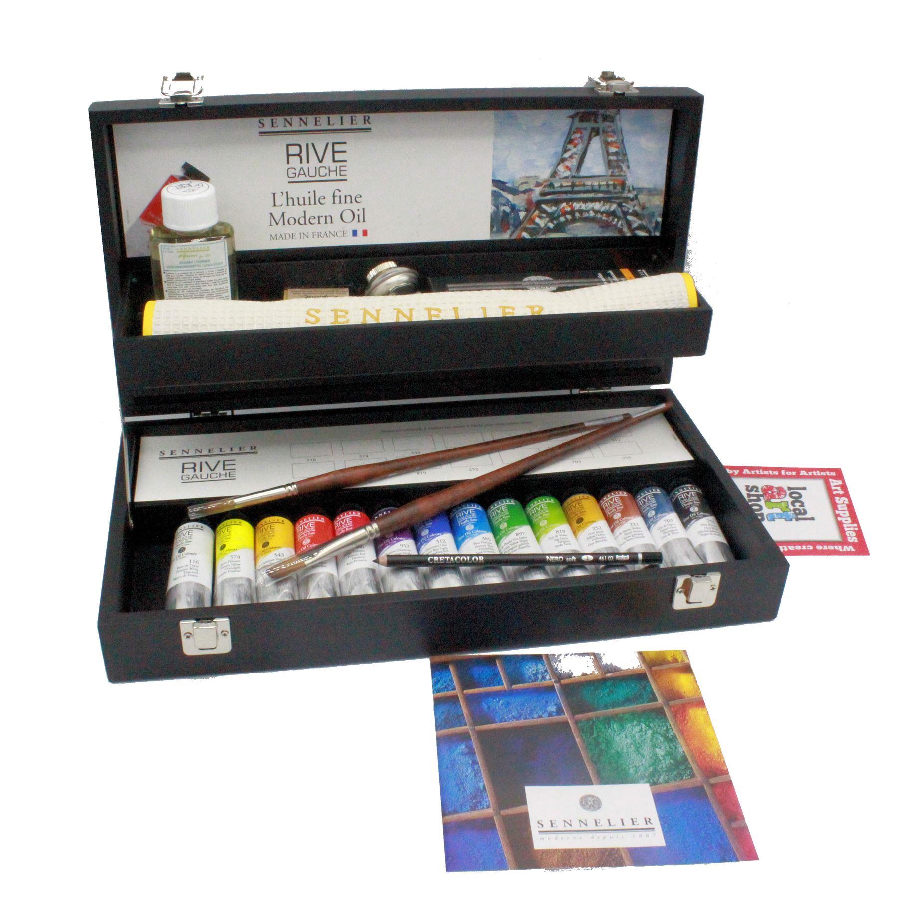 complete oil painting starter set good quality sennelier