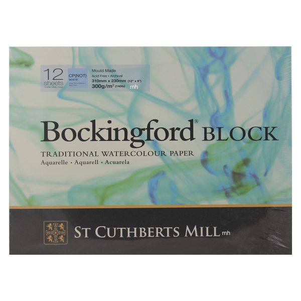 Bockingford 12x9" Blockcold pressed 300gsm